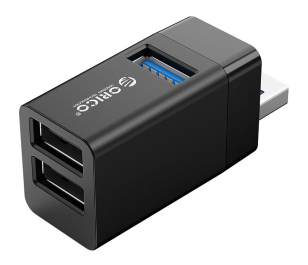 Orico USB-A -3x USB-A 3.0 MINI-U32-BK-BP - 1190074 - zdjęcie 2